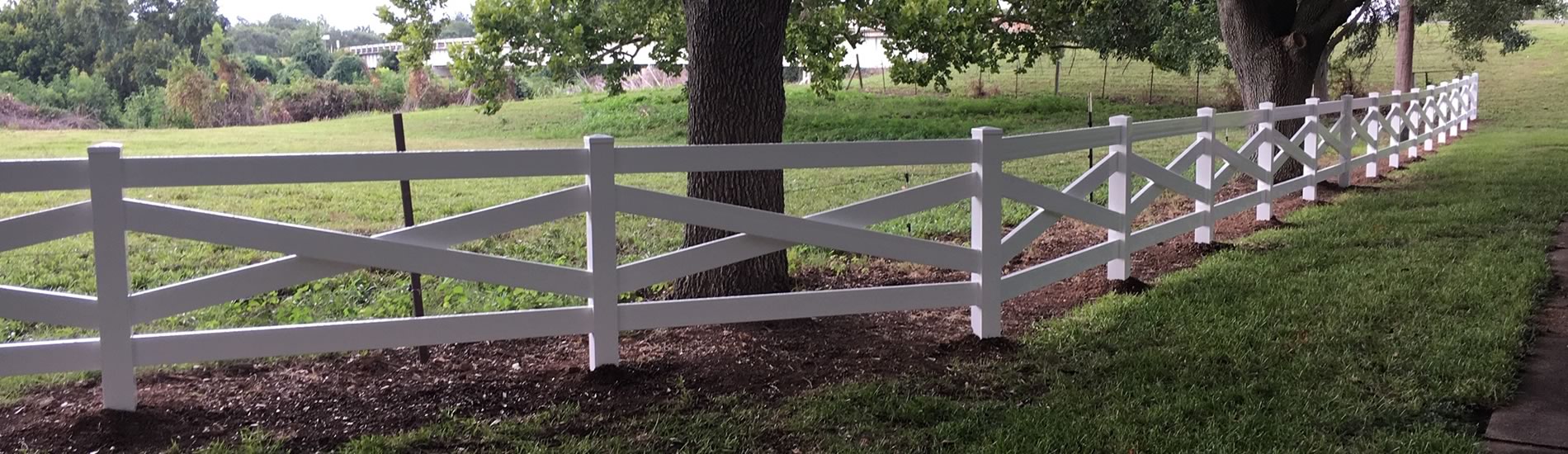 Vinyl Ranch Style Fencing