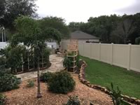 6 foot tall solid vinyl privacy fence